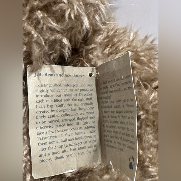 Boyds Bear Collection 18" Vintage 1990 Brown Grizzly Stuffed Plush Jointed EUC - Picture 5 of 11